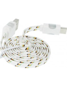 Cable de datos Type-C - blanco