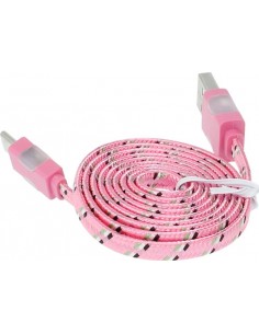 Cable de datos Type-C - rosa