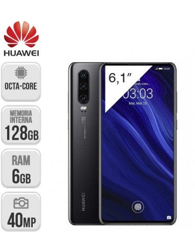 Huawei : P30 6/128GB DS Negro