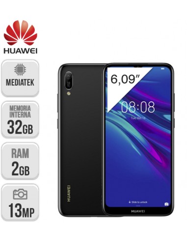 Huawei : Y6 2019 LTE 2/32GB DS Negro