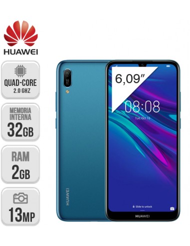 Huawei : Y6 2019 LTE 2/32GB DS Azul