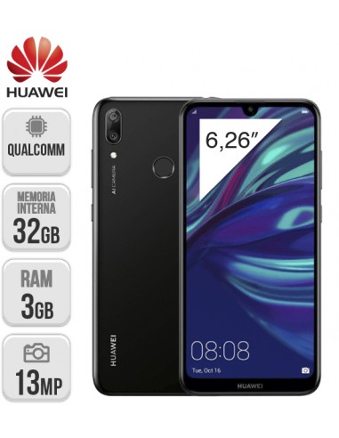 Huawei : Y7 2019 LTE 3/32GB DS Negro