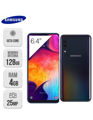 Samsung : A505 Galaxy A50 LTE 4/128GB Negro