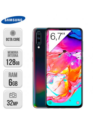 Samsung : A705 Galaxy A70 LTE 6/128GB Negro