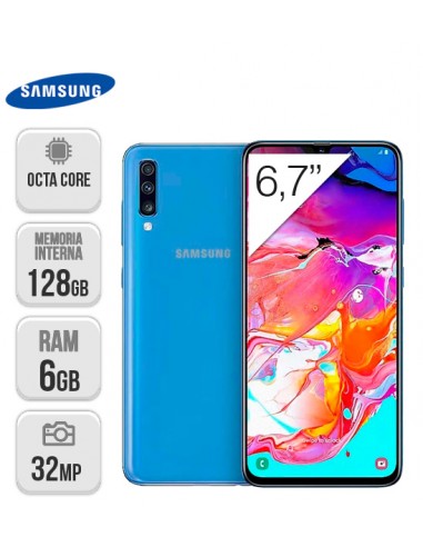 Samsung : A705 Galaxy A70 LTE 6/128GB Azul