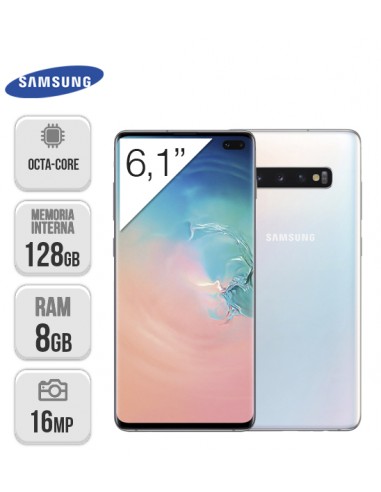 Samsung : G973 Galaxy S10 8/128GB Blanco