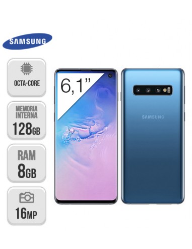 Samsung : G973 Galaxy S10 8/128GB Azul