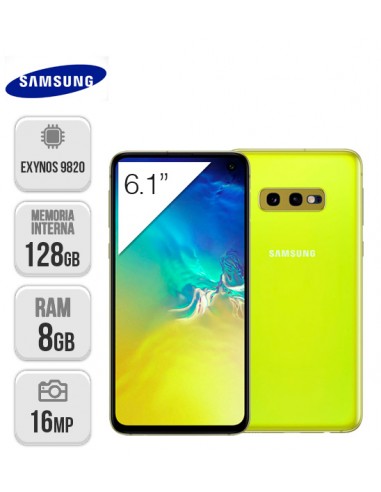 Samsung : G973 Galaxy S10 8/128GB Amarillo