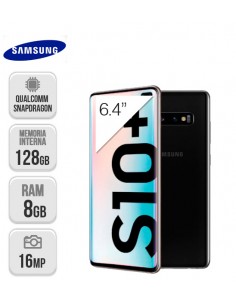 Samsung : G975 Galaxy S10+ 8/128GB Negro Cerámico