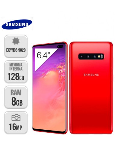 Samsung : G975 Galaxy S10+ 8/128GB Rojo