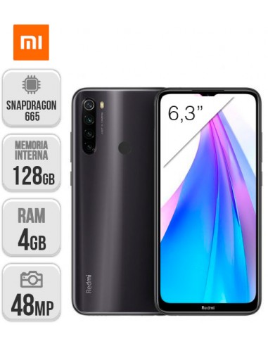 Xiaomi : Redmi Note 8T 4/128GB Gris Medianoche