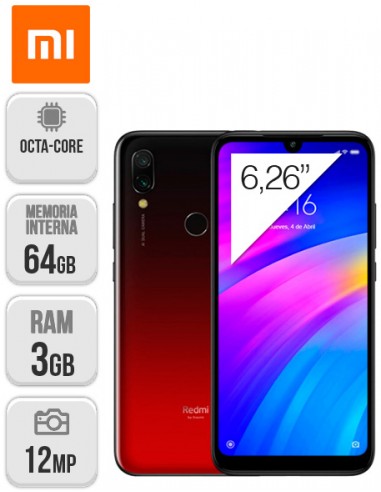 Xiaomi : Redmi 7 DS 3/64GB LTE Rojo