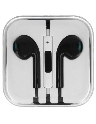 Auriculares manos libres compatible EarPods iPhone5 - negro