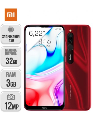 Xiaomi : Redmi 8 DS 3/32GB LTE Rojo
