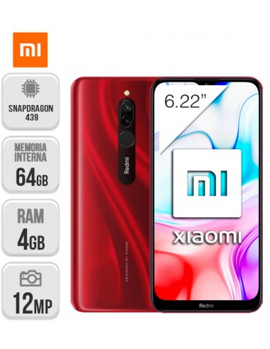 Xiaomi : Redmi 8 DS 4/64GB LTE Rojo