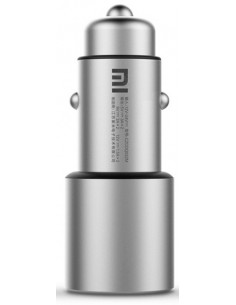 Xiaomi : Cargador de coche Mi Dual 2.4A (2 x USB) - plata (blíster)