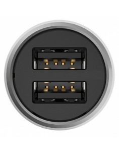 Xiaomi : Cargador de coche Mi Dual 2.4A (2 x USB) - plata (blíster) 2