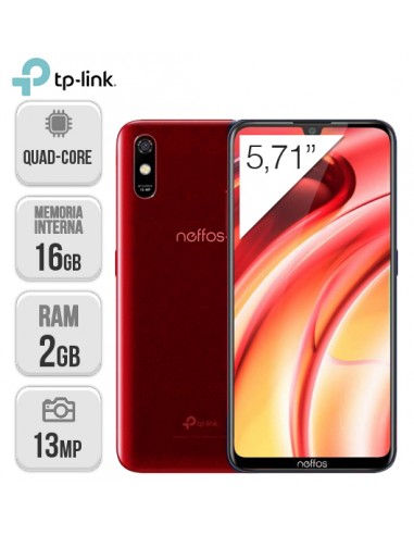TP Link : Neffos C9S 2/16GB Rojo