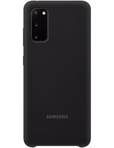 Samsung : Silicone Cover EF-PG980 - Galaxy S20 - negro