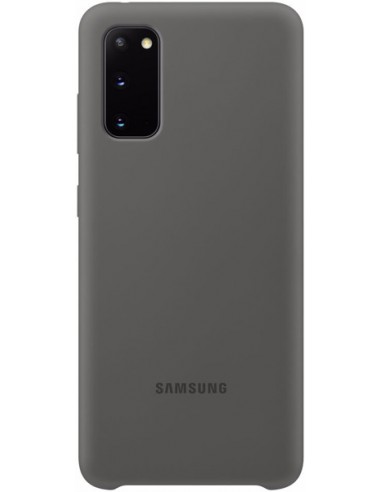 Samsung : Silicone Cover EF-PG980 - Galaxy S20 - gris