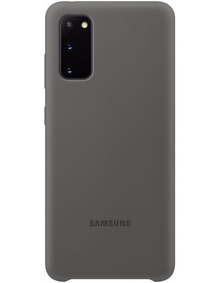 Samsung : Silicone Cover EF-PG980 - Galaxy S20 - gris