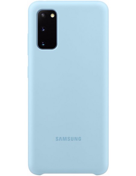 Samsung : Silicone Cover EF-PG980 - Galaxy S20 - azul cielo