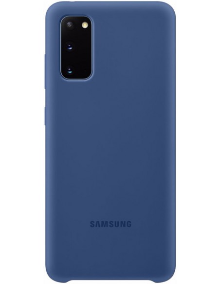 Samsung : Silicone Cover EF-PG980 - Galaxy S20 - azul oscuro