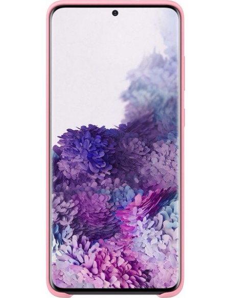 Samsung : Silicone Cover EF-PG985 - Galaxy S20+ - rosa
