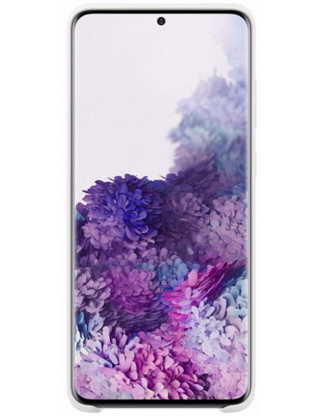 Samsung : Silicone Cover EF-PG985 - Galaxy S20+ - blanco