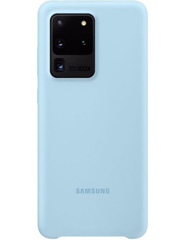Samsung : Silicone Cover EF-PG988 - Galaxy S20 Ultra - azul cielo