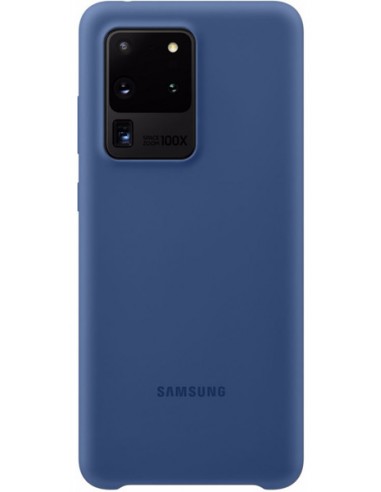 Samsung : Silicone Cover EF-PG988 - Galaxy S20 Ultra - azul oscuro