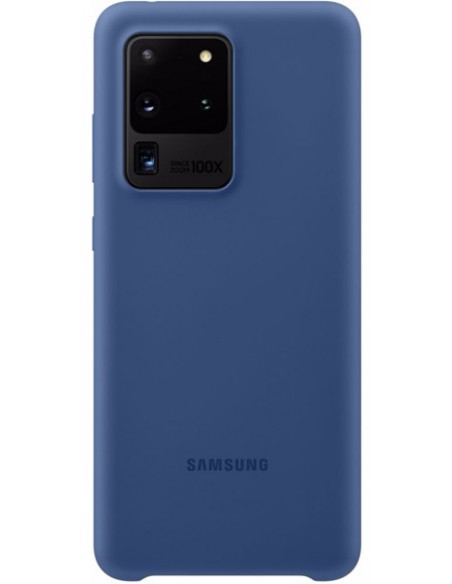 Samsung : Silicone Cover EF-PG988 - Galaxy S20 Ultra - azul oscuro