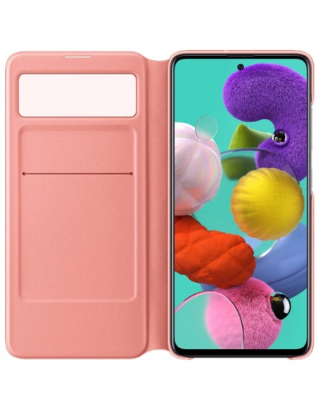 Samsung : S View Wallet Cover EF-EA515 - Galaxy A51 - blanca