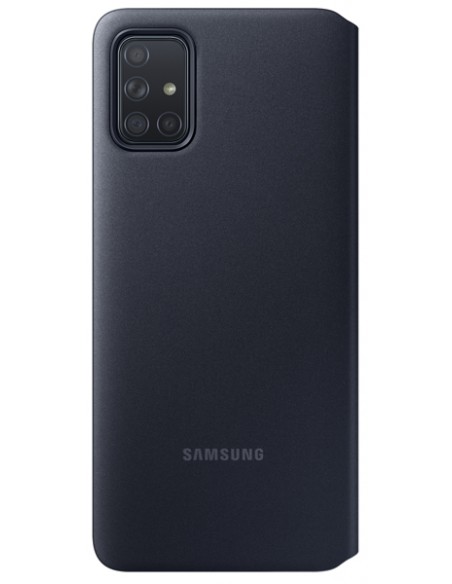 Samsung : S View Wallet Cover EF-EA715 - Galaxy A71 - negra