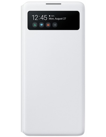 Samsung : S View Wallet Cover EF-EG770 - Galaxy S10 Lite - blanca