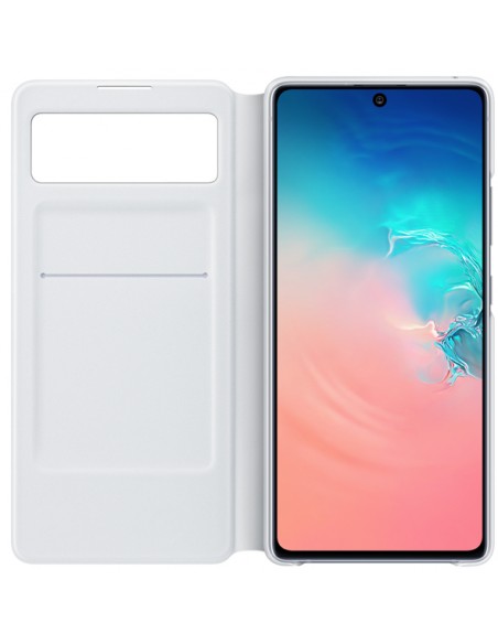 Samsung : S View Wallet Cover EF-EG770 - Galaxy S10 Lite - blanca