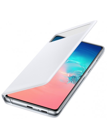 Samsung : S View Wallet Cover EF-EG770 - Galaxy S10 Lite - blanca
