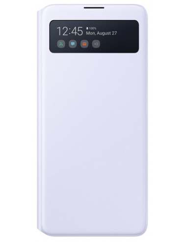 Samsung : S View Wallet Cover EF-EN770 - Galaxy Note 10 Lite - blanca