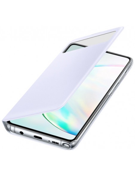 Samsung : S View Wallet Cover EF-EN770 - Galaxy Note 10 Lite - blanca