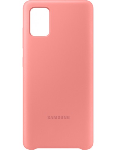 Samsung : Silicone Cover EF-PA515 - Galaxy A51 - rosa