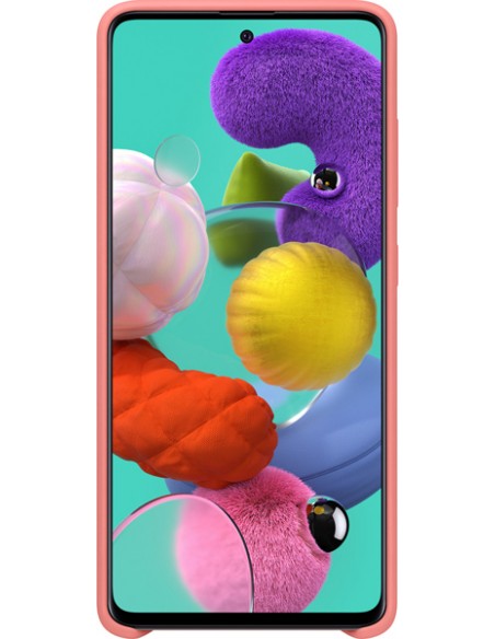 Samsung : Silicone Cover EF-PA515 - Galaxy A51 - rosa