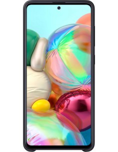 Samsung : Silicone Cover EF-PA715 - Galaxy A71 - negra 2