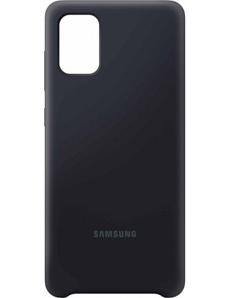 Samsung : Silicone Cover EF-PA715 - Galaxy A71 - negra