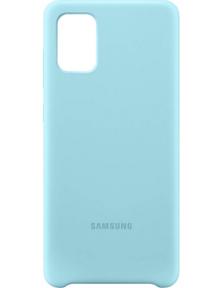 Samsung : Silicone Cover EF-PA715 - Galaxy A71 - azul