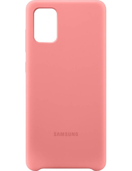 Samsung : Silicone Cover EF-PA715 - Galaxy A71 - rosa