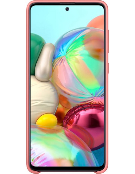 Samsung : Silicone Cover EF-PA715 - Galaxy A71 - rosa