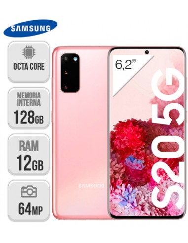 Samsung : G981 Galaxy S20 5G 12/128GB Cloud Pink