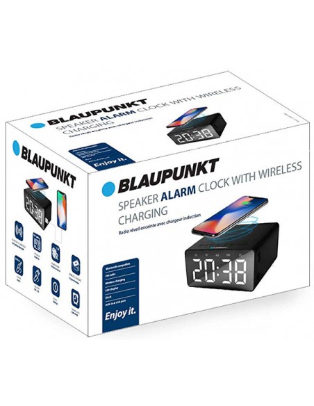 Blaupunkt : Reloj con Cargador Inalámbrico BLP2830-002.133 Negro