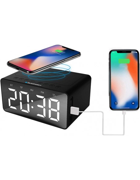 Blaupunkt : Reloj con Cargador Inalámbrico BLP2830-002.133 Negro