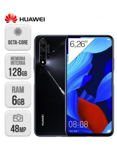 Huawei : Nova 5T 6/128GB DS Negro